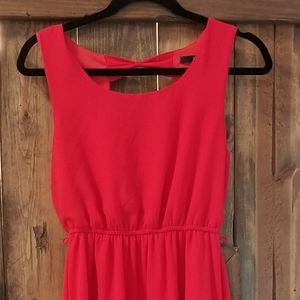 Red High Low Dress